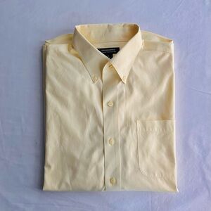 Men's light yellow long sleeve Shirt